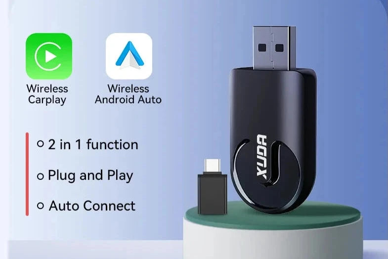 Wireless CarPlay Apple/Android Auto Adapter