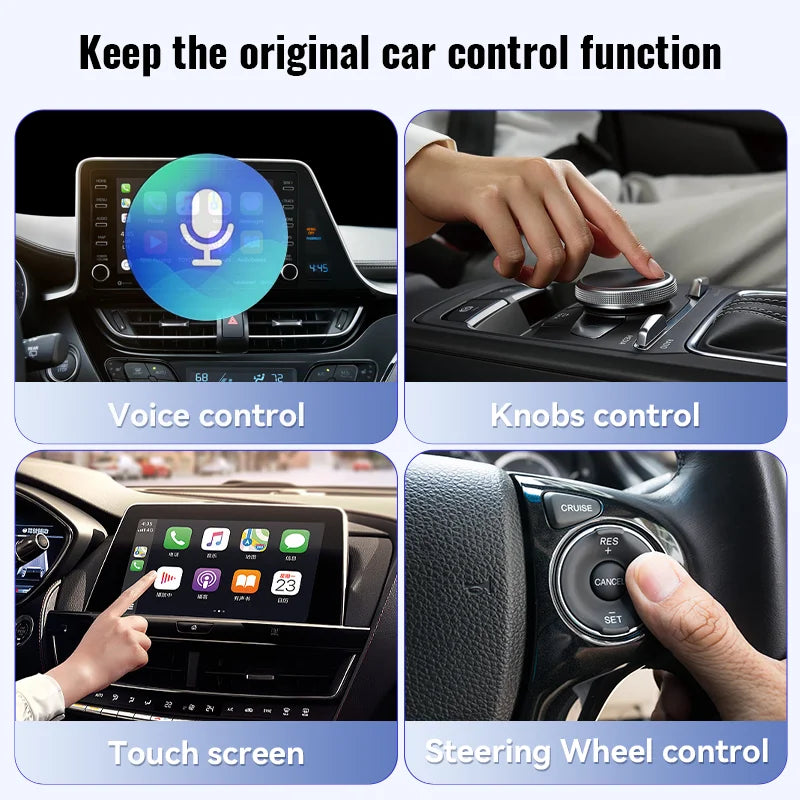 Wireless CarPlay Apple/Android Auto Adapter